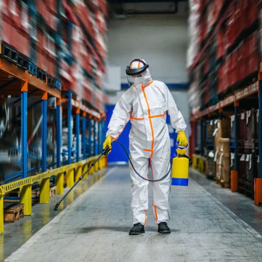 Lagerhaus & Produktionsstätten Reinigung / Desinfektion